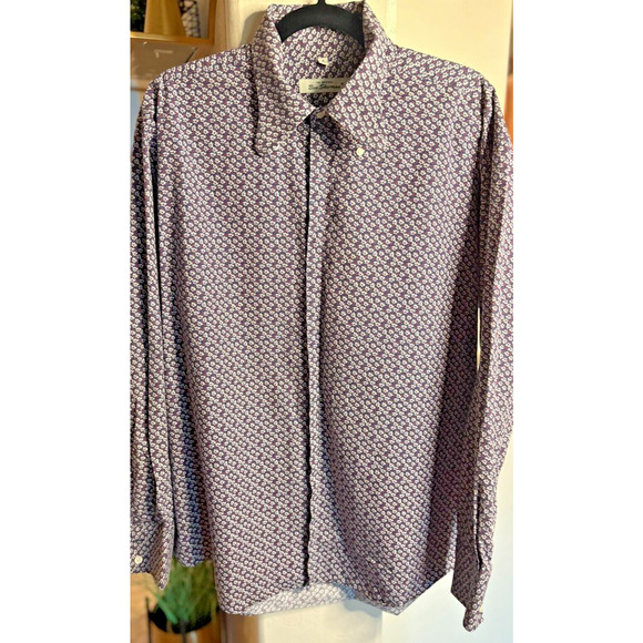 Ben Sherman Long Sleeve Button Down Collared Dress Shirt Size 4/XL - Picture 1 of 4